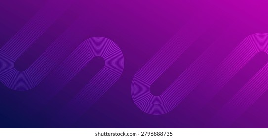Elegant abstract purple background with luminous curved lines and a sleek technology concept. Suitable for banners, posters, social media graphics, and digital media projects.