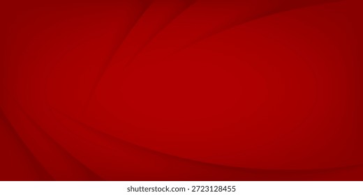 Elegante fondo rojo Abstractas con capas curvas suaves y diseño moderno. Traje para el Anuncio, el Web, el folleto, el panfleto, el cartel y la presentación