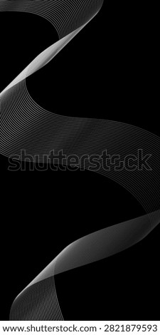 Elegant abstract ribbon form on black velvet, featuring a hybrid of intricate steampunk clockwork gears, and complex Celtic knotwork patterns with a fine lined-pattern border. 