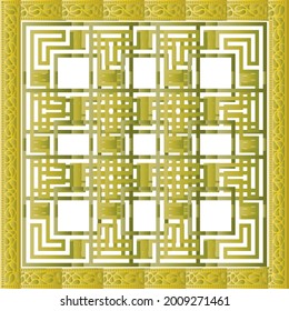Elegant abstract scarf pattern design with ethnic and floral ornament. Hijab motif design 