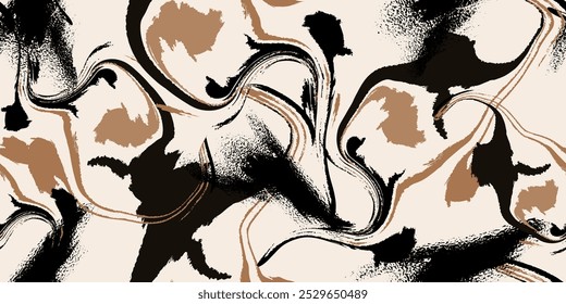 Elegant abstract seamless pattern design for fashion textiles, graphics, backgrounds, and wallpaper. Vector illustration