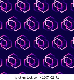 Elegant abstract seamless pattern. Vector wallpaper for textiles, posters, cards, wrapping paper. Holographic gradient wallpaper.