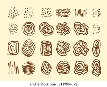 Elegant Abstract Shape Boho Object for background ornament