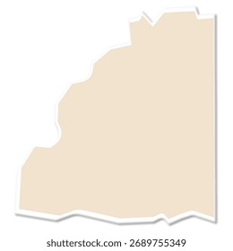 Elegant abstract shape with soft shadow, perfect for modern design and creative concepts