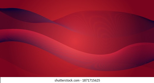 Elegant abstract smooth swoosh speed red wave modern stream background. Vector illustration