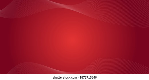 Elegant abstract smooth swoosh speed red wave modern stream background. Vector illustration