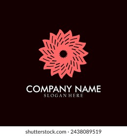 Elegant abstract tree leaf flower logo icon vector illustration. Universal creative premium symbol. Elegant gem boutique vector sign.