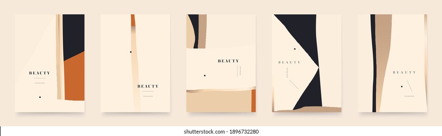 Elegant abstract trendy universal background templates. Minimalist aesthetic.