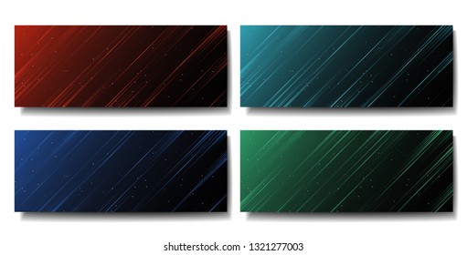 Elegant abstract vector modern banner with Straight beam lines / annual report / design templates / future Poster. 