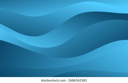 Elegante Vector abstracto con Formas azules suaves ideales para el fondo, la cubierta y la presentación.