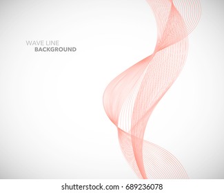Elegant abstract vector wave line futuristic style background template