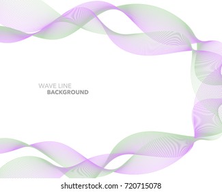 Elegant abstract vector web gradient wave line futuristic style background template