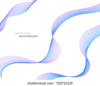 Elegant abstract vector web gradient wave line futuristic style background template