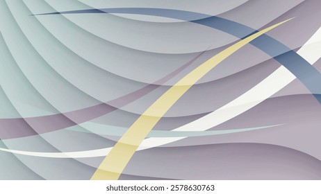 Elegant abstract wallpaper in light pastel tones. A great background for posters, presentations, outdoor advertising and other projects. Vector.