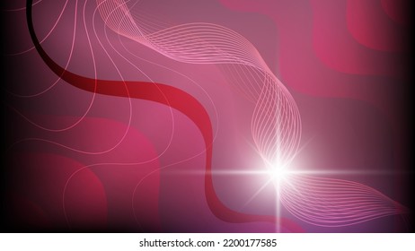 Elegant abstract wallpaper in pink and purple tones. A beautiful illustration for interior decoration, corporate designs, blogs, postcards, posters and your other projects. Vector. 