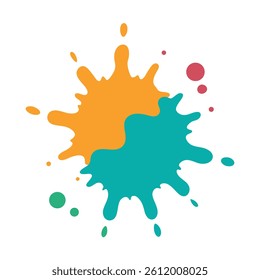Elegant Abstract Watercolor on White Background
