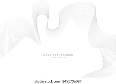 elegant abstract wavy lines background