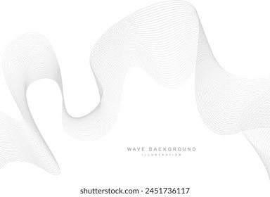 elegant abstract wavy lines background
