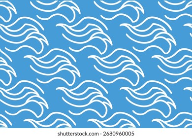 Elegant abstract weave lines create a seamless and modern pattern, perfect for backgrounds, textiles, wallpapers, and creative projects. Ideal for digital design and stylish surface decoration.