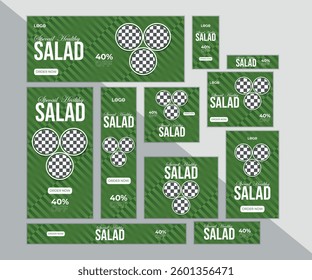 Elegant abstract web banner vector design set