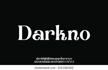 Elegant Alphabet Font. modern typography classy font