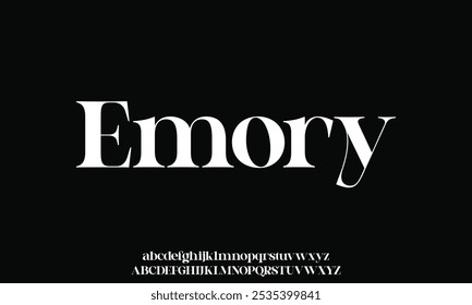 Elegant Alphabet Font. modern typography classy font