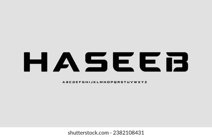 Elegant alphabet font and number. Premium uppercase fashion Design typography. vector illustration