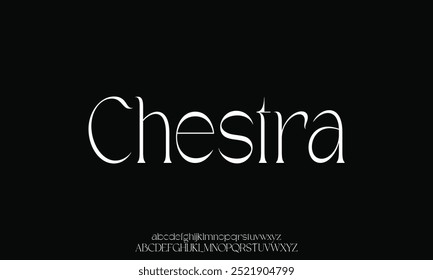 Elegant alphabet font and number. Premium uppercase fashion Design typography. vector illustration