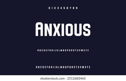 Elegant alphabet lettering template. Classic Lettering Minimal Fashion Designs. Typography modern sans serif fonts and numbers. vector illustration