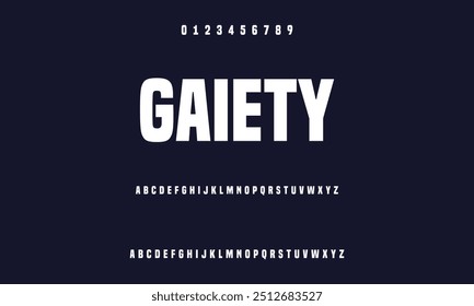 Elegant alphabet lettering template. Classic Lettering Minimal Fashion Designs. Typography modern sans serif fonts and numbers. vector illustration