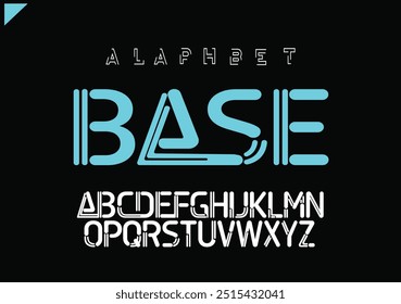 Elegant alphabet letters font logo classic minimal fashion designs. Typography modern sans fonts and number for logo brand. vector illustration