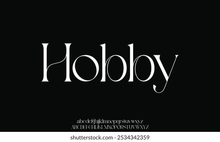 Elegant alphabet letters font logo. Typography luxury classic lettering serif fonts decorative wedding vintage retro logos