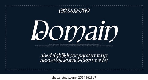 Elegant alphabet letters font logo. Typography luxury classic lettering serif fonts decorative wedding vintage retro logos, design for fashion,beauty shop and brand . vector illustration
