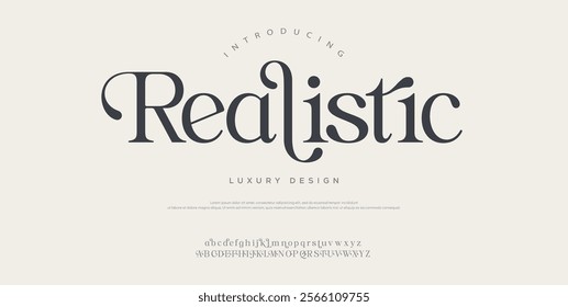 Elegant alphabet letters font logo. Typography luxury classic lettering serif italic fonts decorative wedding vintage retro logos. vector illustration
