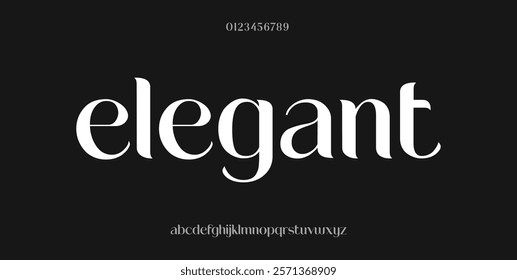 Elegant alphabet letters font logo. Typography luxury classic lettering serif italic fonts decorative wedding vintage retro brand logos. vector illustration