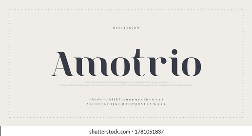 Elegant alphabet letters font and number. Classic Copper Lettering Minimal Fashion Designs. Typography fonts regular uppercase and lowercase. vector illustration - Shutterstock ID 1781051837