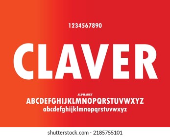 Elegant alphabet letters font and number. Typography uppercase and lowercase urban style fonts for technology