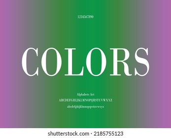 Elegant alphabet letters font and number. Typography uppercase and lowercase urban style fonts for technology