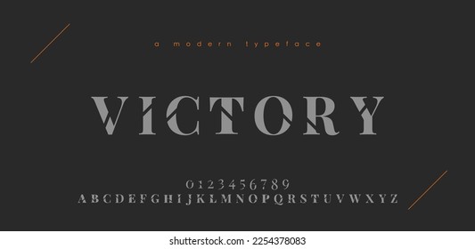 Elegant alphabet letters font and number. Classic Lettering Minimal Fashion Designs. Typography modern serif fonts regular decorative vintage concept.