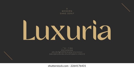 Elegant alphabet letters font and number. Classic Modern Serif Lettering Minimal Fashion. Typography decoration fonts for branding, wedding, invitations, logo. vector illustration