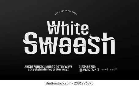 Elegant alphabet letters font and number. swoosh Classic Lettering Minimal Fashion Designs. Typography fonts vector illustration