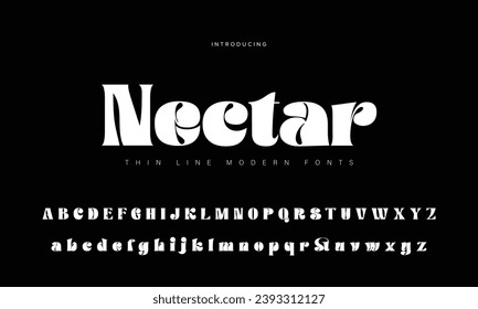 Elegant alphabet letters font and number. Classic Lettering Minimal Fashion Designs. Typography modern serif fonts regular decorative vintage concept. vector illustration