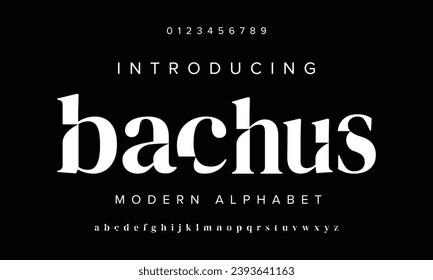 Elegant alphabet letters font and number. Classic Lettering Minimal Fashion Designs. Typography modern serif fonts regular decorative vintage concept. vector illustration