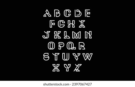 Elegant alphabet letters font and number. Classic Lettering Minimal Fashion Designs. Typography modern serif fonts regular decorative vintage concept. 