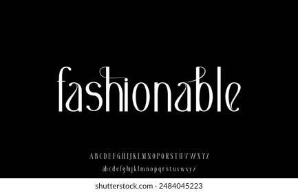 Elegant alphabet letters font and number. Classic Modern Serif Lettering Minimal Fashion. Typography decoration fonts for branding, wedding, invitations, logo.