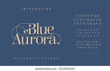 Elegant alphabet letters font and number. Classic Copper Lettering Minimal Fashion Designs. Typography fonts regular uppercase and lowercase. vector illustration