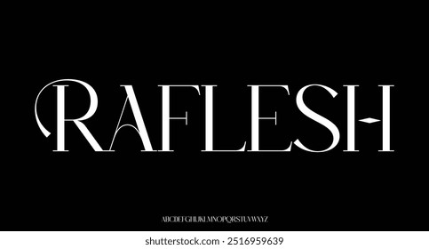 Elegant alphabet letters font and number. Classic Copper Lettering Minimal Fashion Designs. Typography fonts regular uppercase and lowercase. vector illustration