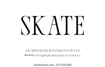 Elegant alphabet letters font and number. Classic Lettering Minimal Fashion Designs. Typography modern serif fonts and numbers. vector illustration