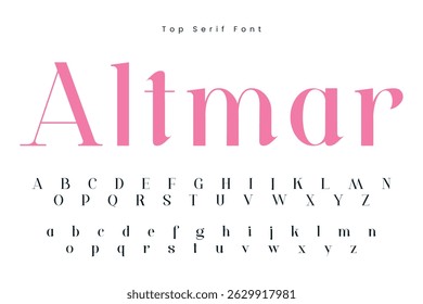 Elegant alphabet letters font and number. Typography Luxury classic lettering serif fonts decorative wedding vintage retro concept. vector illustration