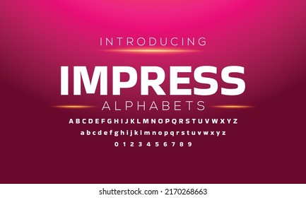 Elegant alphabet letters font set. Modern Custom Lettering Designs for logo, movie, game. Typography sans serif fonts modern style. vector illustration